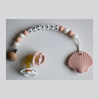 Name Clip- Blush Pearl