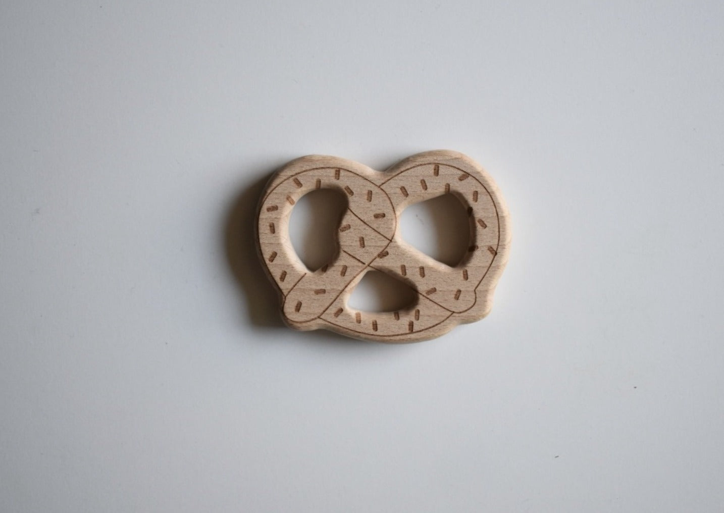 Teether- Wooden Pretzel